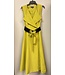W Small Chartreuse Gold Dress (Midi length)