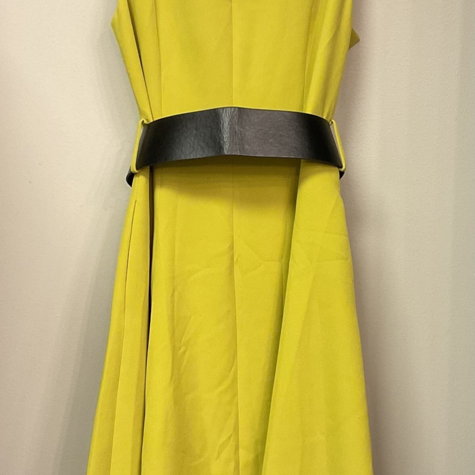 W Small Chartreuse Gold Dress (Midi length)