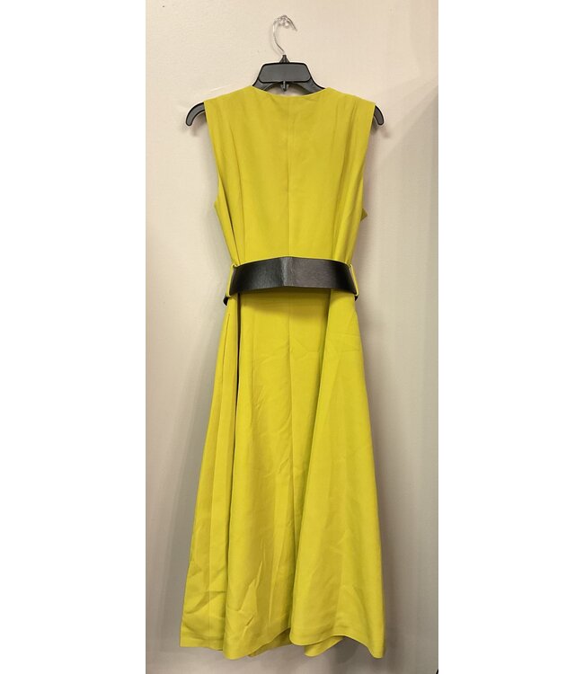 W Small Chartreuse Gold Dress (Midi length)