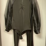 W Black Bodysuit and pants set