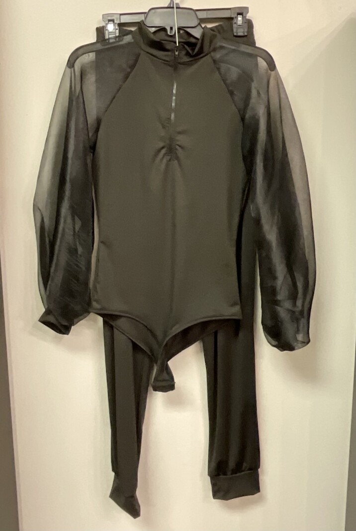 Black Bodysuit and pants set