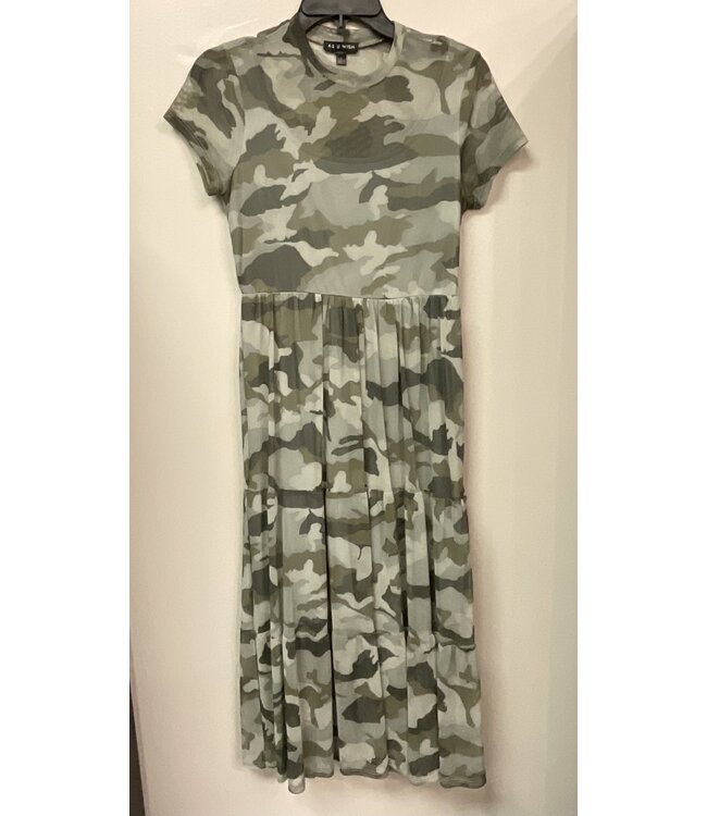W Size small Camo Dress