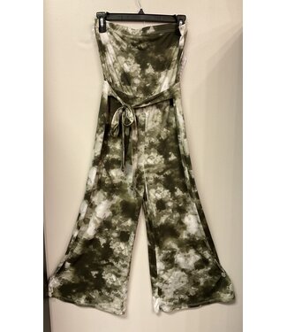 Tie Dye Sleeveless Jumpsuit