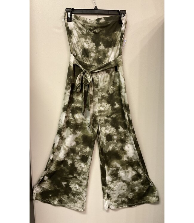 Tie Dye Sleeveless Jumpsuit