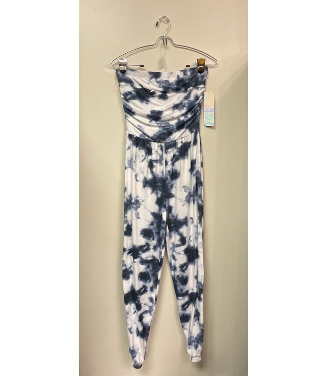 Tie Dye Sleeveless Jumpsuit