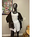 W Dark Brown Sequin Scarf