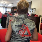 ΔΣΘ DST Patent Camo Puff Vest