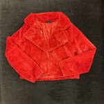 ΔΣΘ DST Red Plush Crop Jacket (Q2)