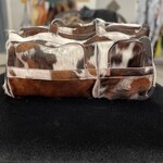 Genuine Leather/Cowhide Rolling Suitcase