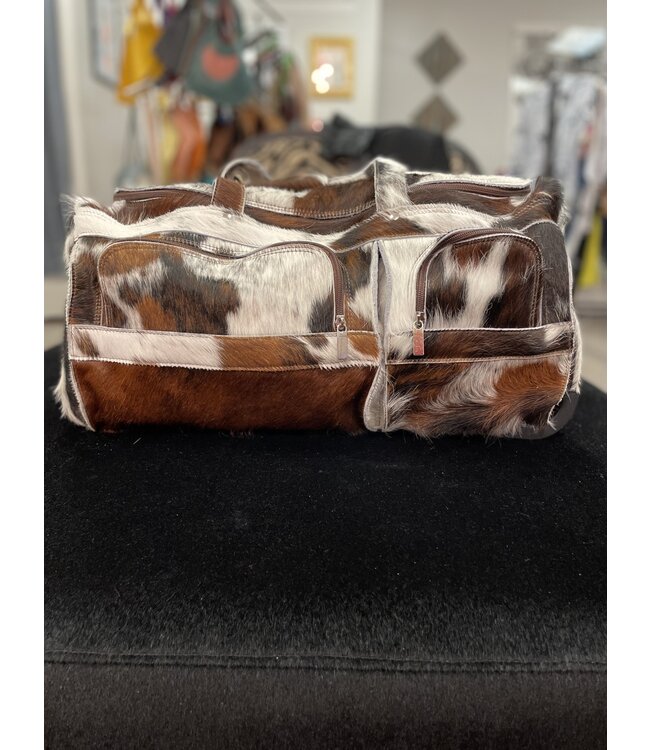 Genuine Leather/Cowhide Rolling Suitcase