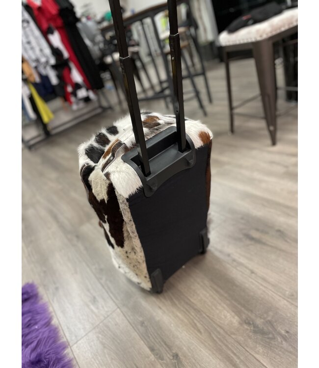 Genuine Leather/Cowhide Rolling Suitcase
