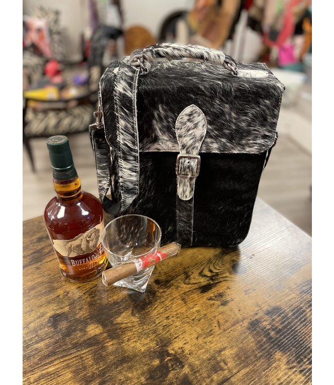 Genuine Cowhide Bourbon Bag