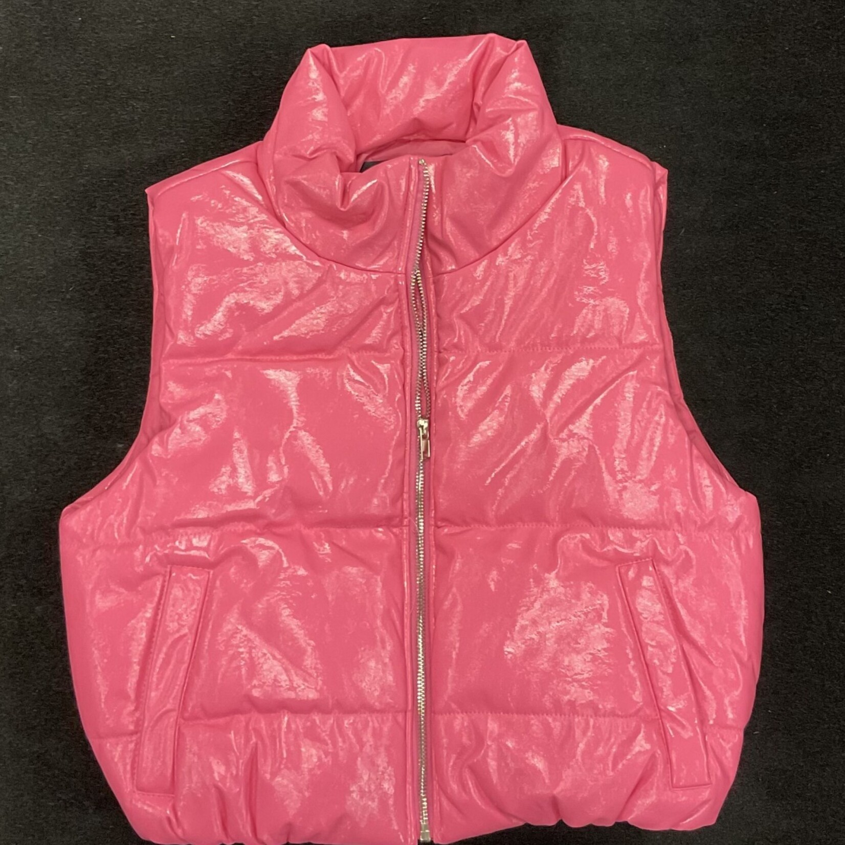 ΑΚΑ AKA Patent Pink Vest