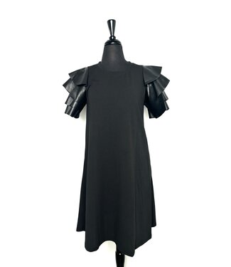 W Black Butterfly Dress