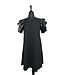 W Black Butterfly Dress