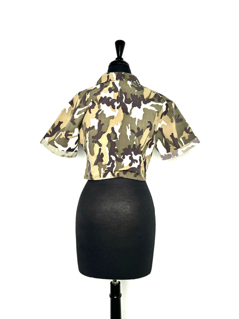 ΔΣΘ DST 1913 Camo Crop Top (M,L) 2025