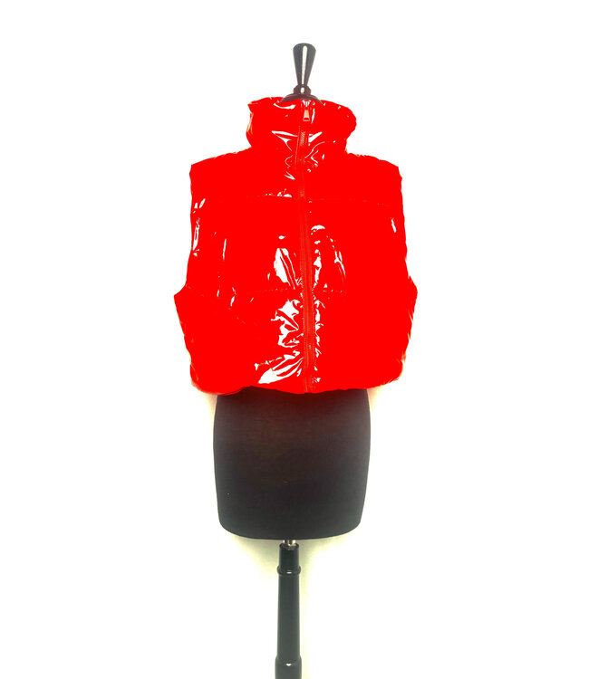 ΔΣΘ SALE DST 1913 Patent Red Vest (2X, 3X) (FA25) (50%off)