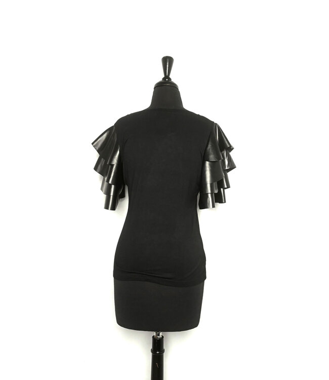 ΑΚΑ AKA Black Butterfly Top