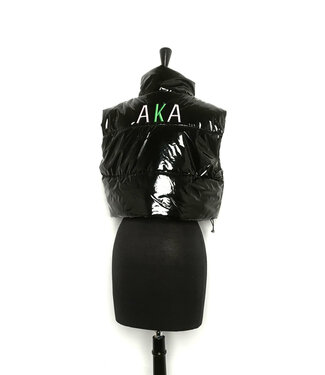 ΑΚΑ SALE! AKA Black Patent Vest (1X,2X,3X) (SP26)
