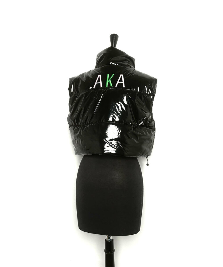 ΑΚΑ AKA Patent Black Vest