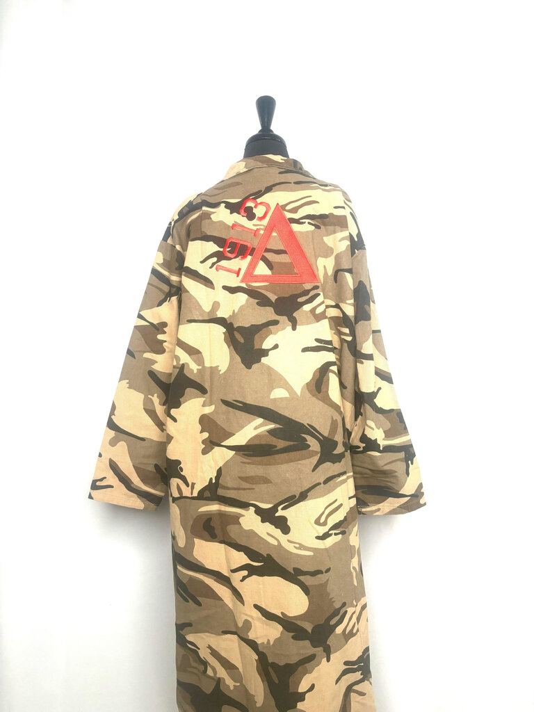 ΔΣΘ DST 1913 Camo Long Coat 2025