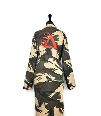 ΔΣΘ DST 1913 Camo Long Coat (FA25)