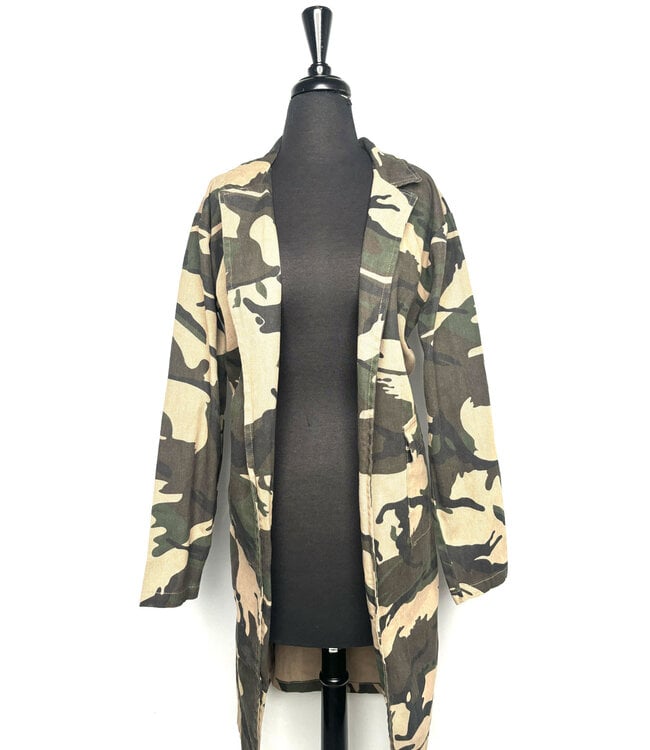 ΔΣΘ DST 1913 Camo Long Coat (FA25)