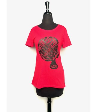 ΔΣΘ DST Sister Service Red Fitted Ideal Crew (FA25)