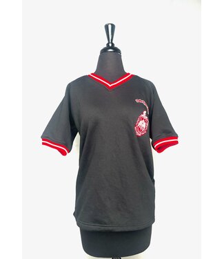 ΔΣΘ DST Black Half Sleeve Sporty Top