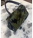 W Camo Fur Genuine Leather Purse