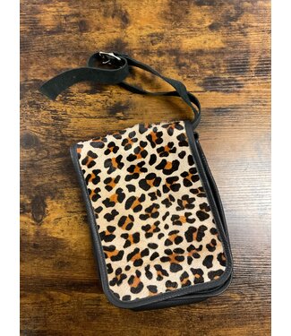 Genuine Leather Leopard Print Cowhide Bag