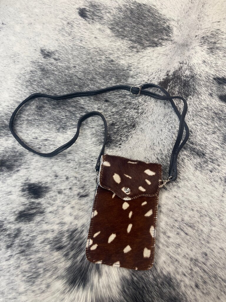 Genuine Leather Cowhide Crossbody Pouch (FA24)