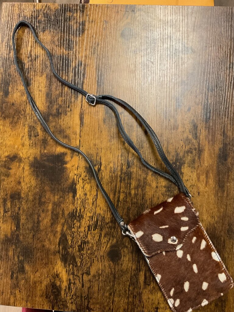 Genuine Leather Cowhide Crossbody Pouch (FA24)