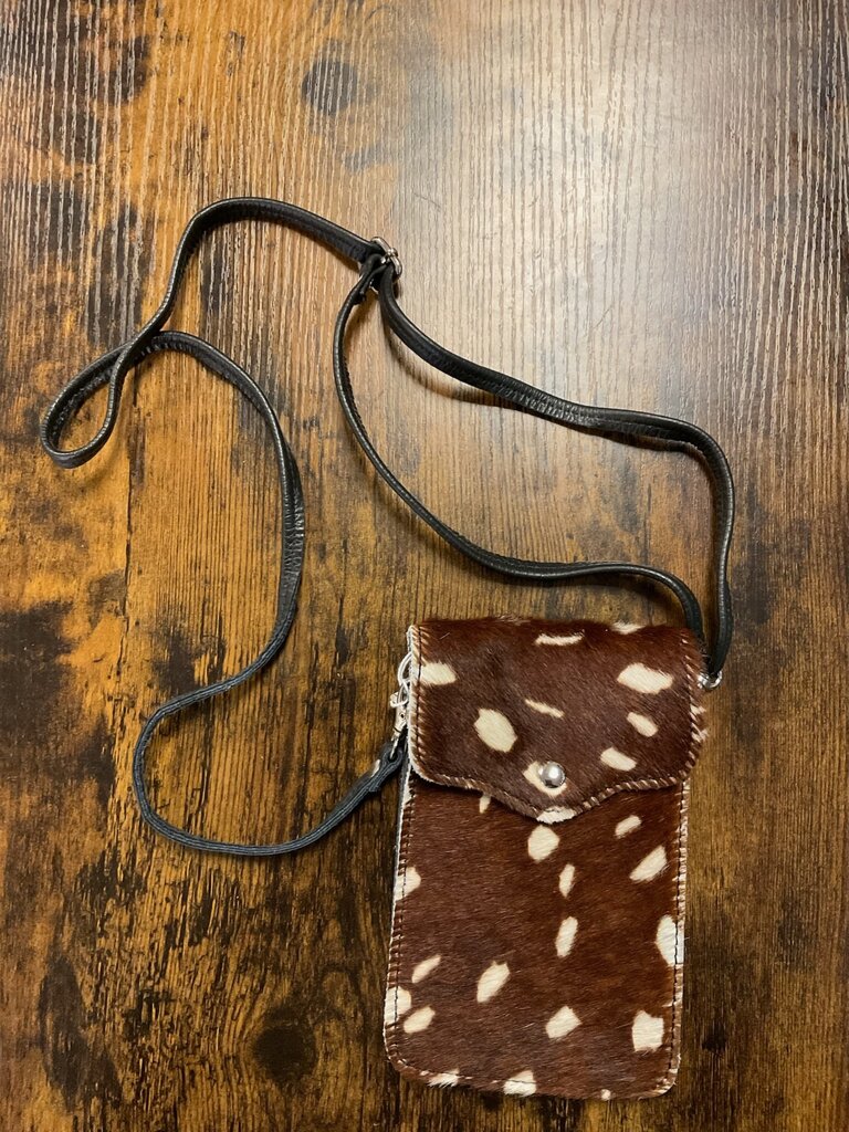 Genuine Leather Cowhide Crossbody Pouch (FA24)