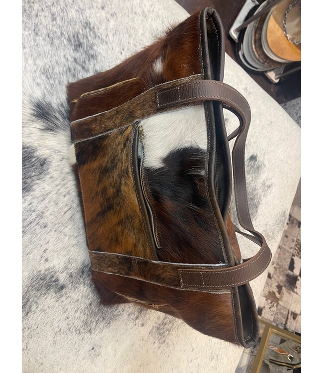 W Genuine Leather/Cowhide Tote (FA25)