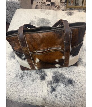 W Genuine Leather/Cowhide Tote (FA25)