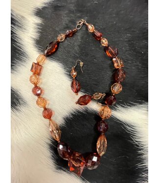 W Autumn Bead Earrings