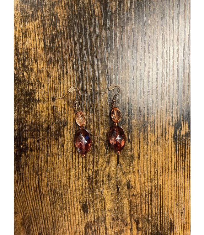W Autumn Bead Earrings