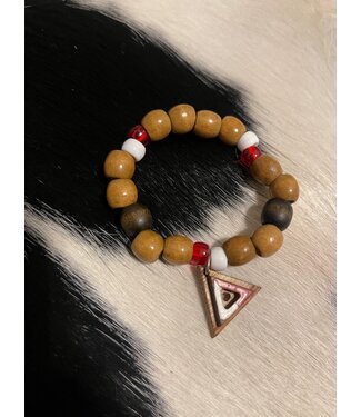 ΔΣΘ DST Wooden Beaded Bracelet (FA25)