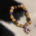 ΩΨΦ OPP Wooden Beaded Bracelet