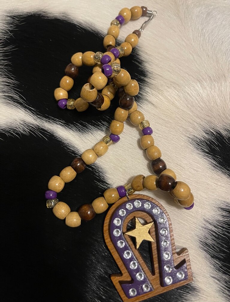 ΩΨΦ OPP Wooden Beaded Necklace (Design 1) (*IS)(FA24)