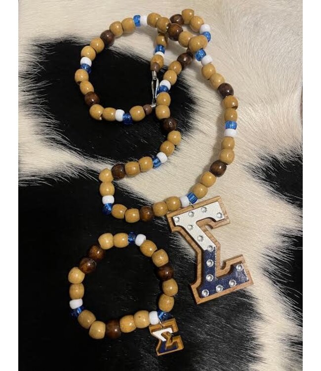 ΦΒΣ PBS Wooden Beaded Set