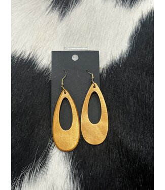 W Teardrop Shape Hoop