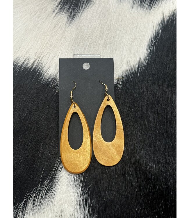W Teardrop Shape Hoop