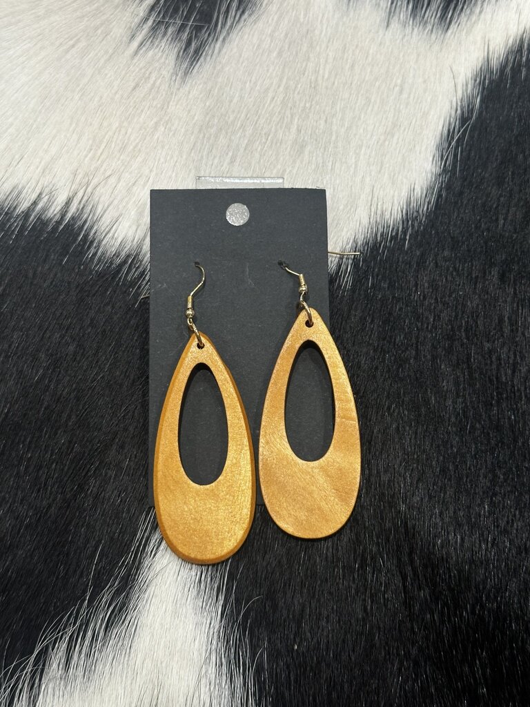 W Teardrop Shape Hoop