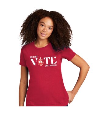 ΔΣΘ DST Red Voter T-shirt (SM-3X)