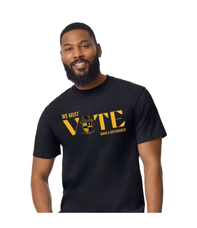 ΑΦΑ APA "Rockee" Black Voter T-shirt (MD-3X)