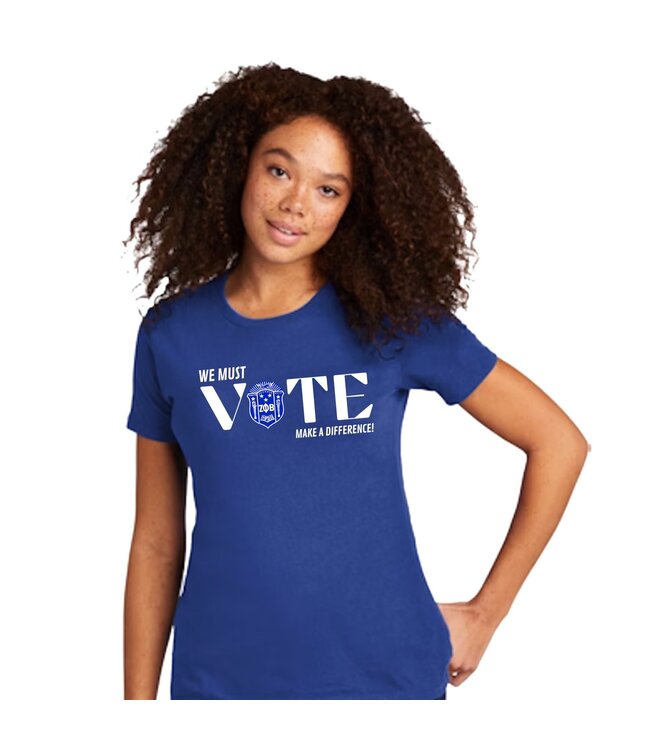 ΖΦΒ ZPB Blue Voter T-shirt (SM-3X)