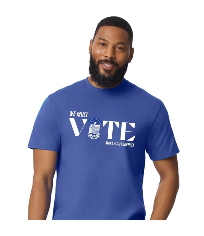 ΦΒΣ PBS "Rockee"  Blue Voter T-shirt (MD-3X)