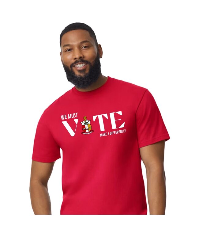 ΚΑΨ KAP "Rockee" Red Voter T-shirt (MD=3X)